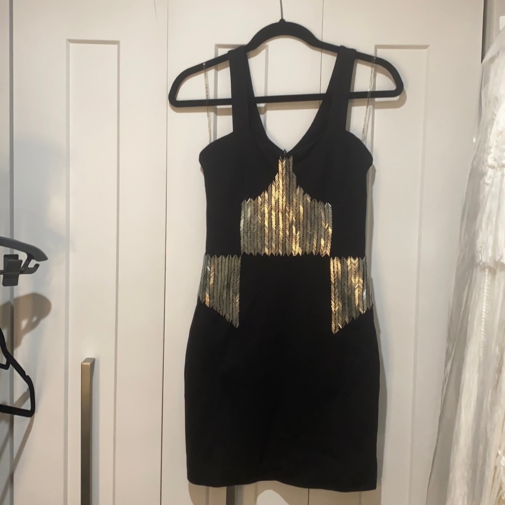 Black mini dress- never worn